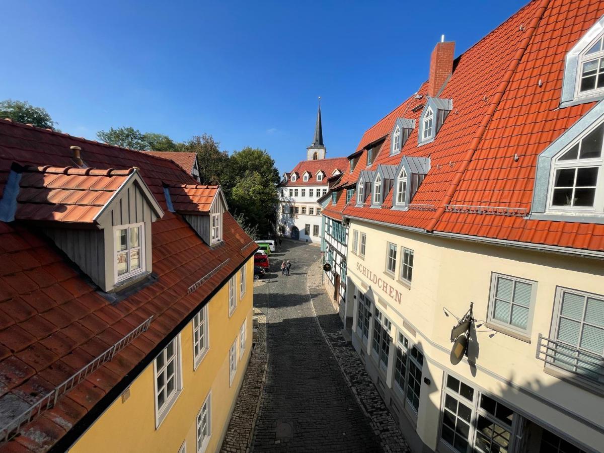 Ferienwohnung Augenblick - Stylisches Apartment In Der Besten Altstadtlage Von Erfurt Eksteriør bilde