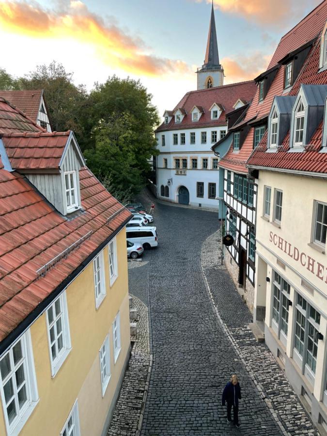 Ferienwohnung Augenblick - Stylisches Apartment In Der Besten Altstadtlage Von Erfurt Eksteriør bilde