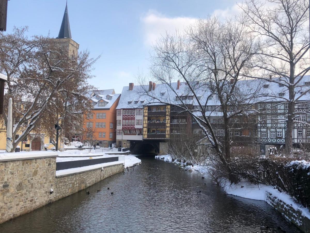 Ferienwohnung Augenblick - Stylisches Apartment In Der Besten Altstadtlage Von Erfurt Eksteriør bilde