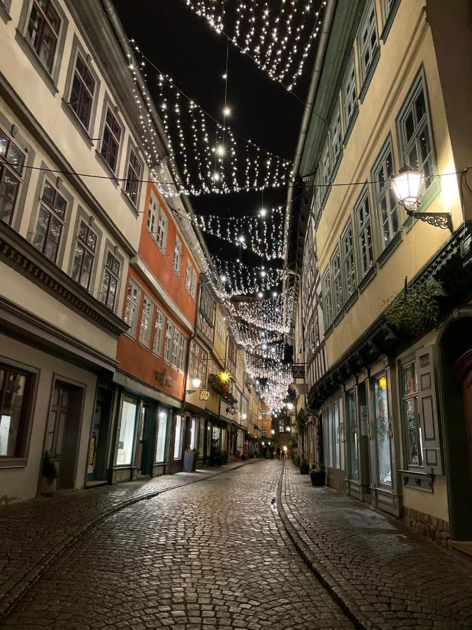Ferienwohnung Augenblick - Stylisches Apartment In Der Besten Altstadtlage Von Erfurt Eksteriør bilde